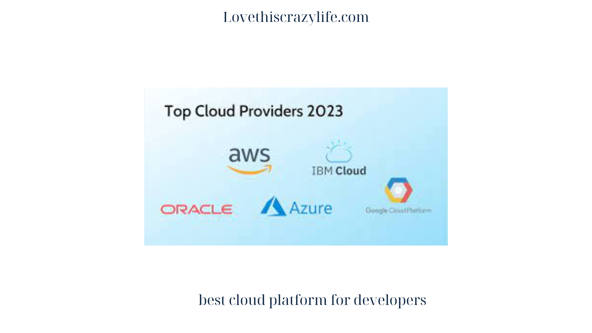 best cloud platform for developers